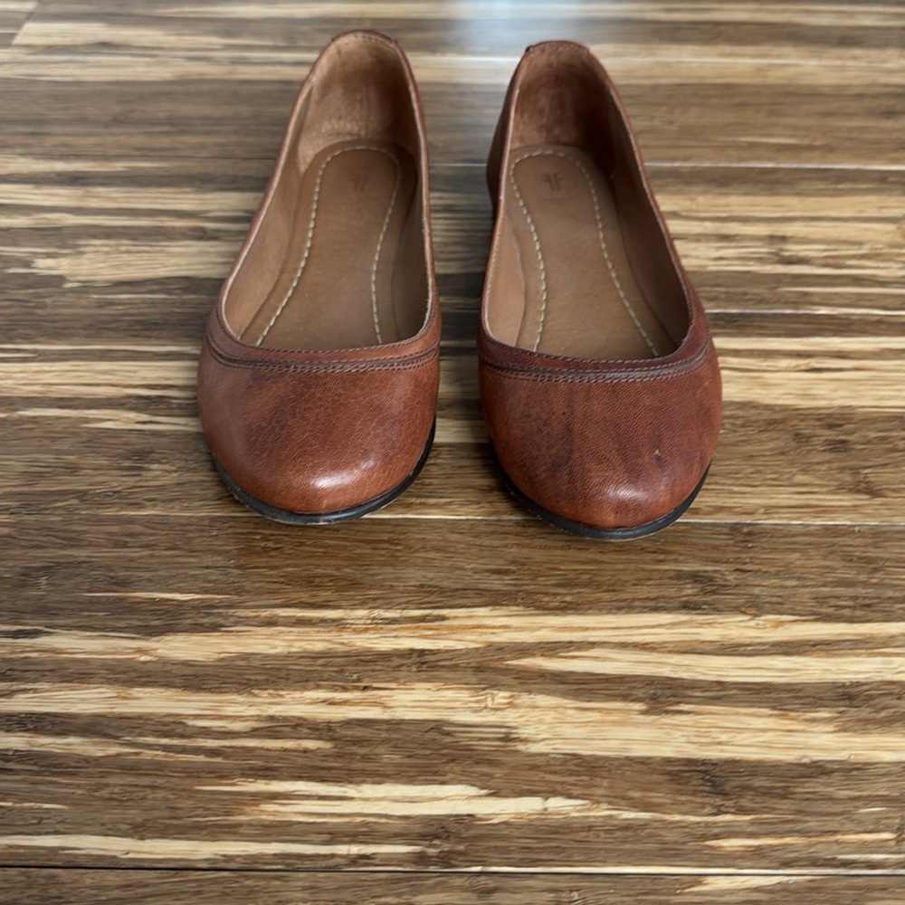 Frye Brown Flats